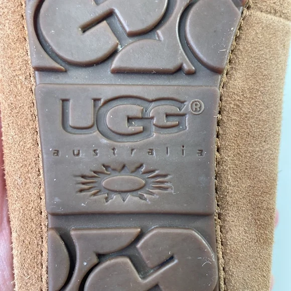 UGG Women's Brown Suede Moccasins - Picture 7 of 11